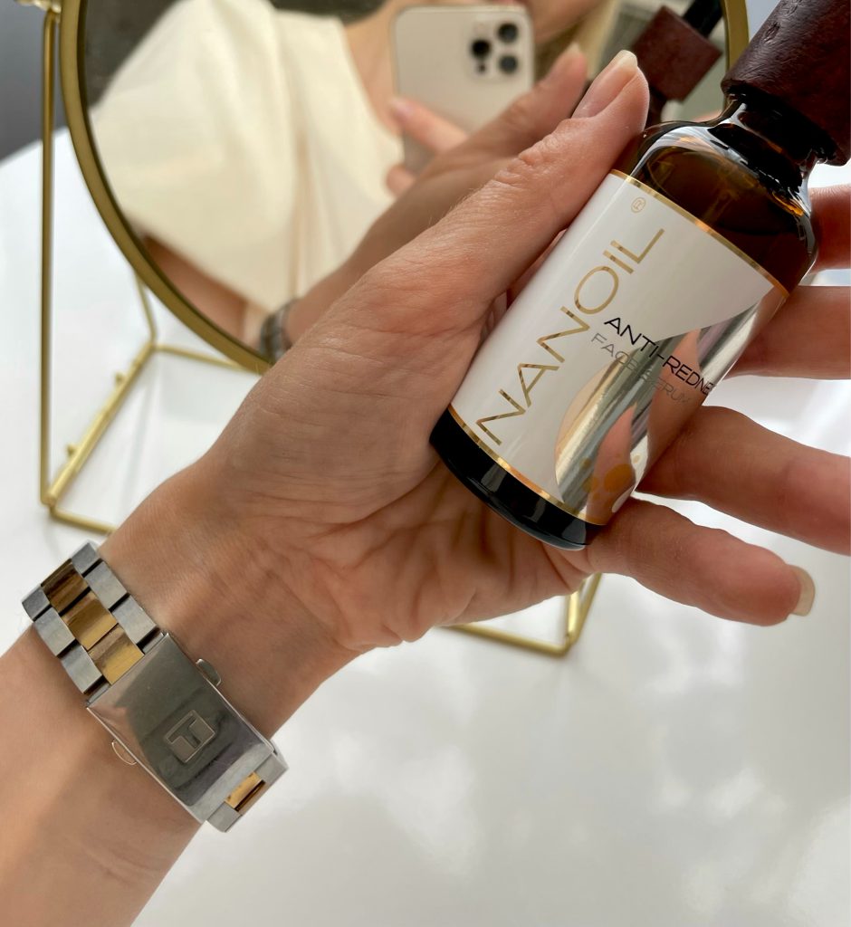 topbedømt anti-rødme ansigtsserum Nanoil